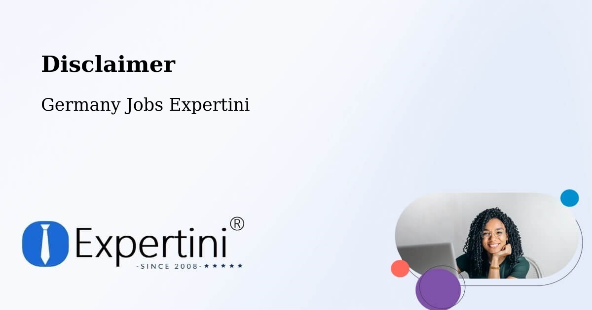 Disclaimer – Roden - Germany Jobs Expertini